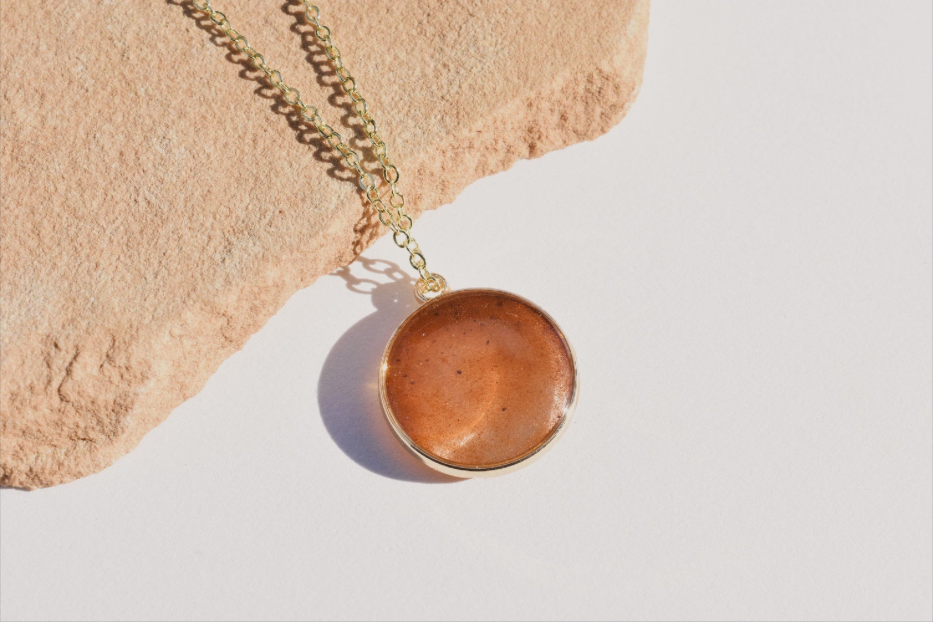 Sedona Sand Resin Necklace – Handmade Arizona Keepsake Jewelry