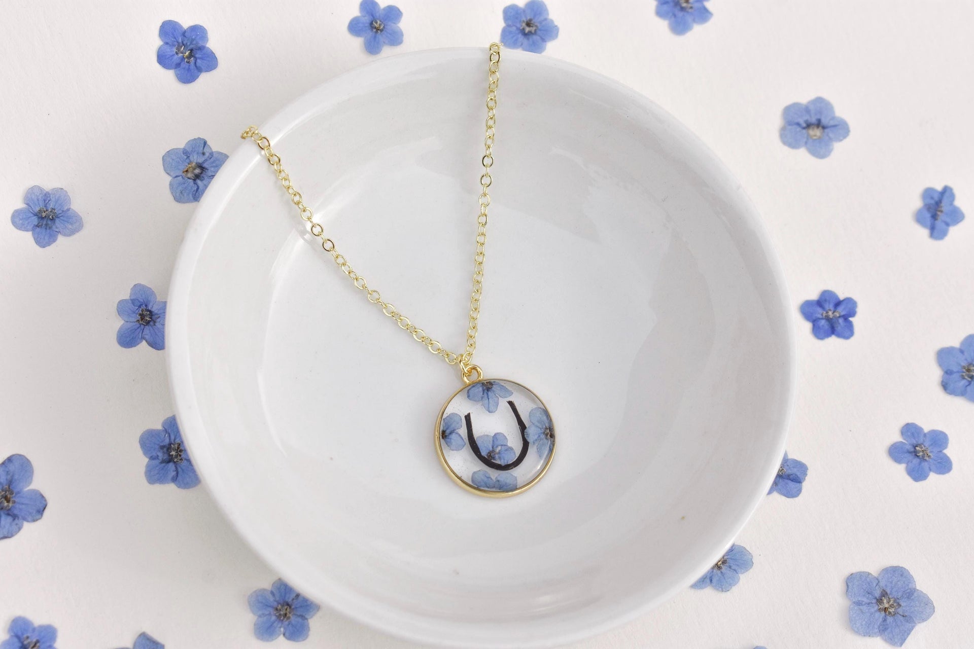 Custom Resin Memorial Jewelry with Real Horse Hair & Optional Flowers