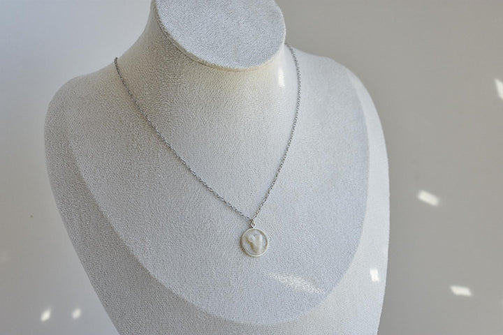 Handmade Pet Tooth Custom Necklace, Gold Filled, Dog or Cat Resin Keepsake Waterproof Jewelry