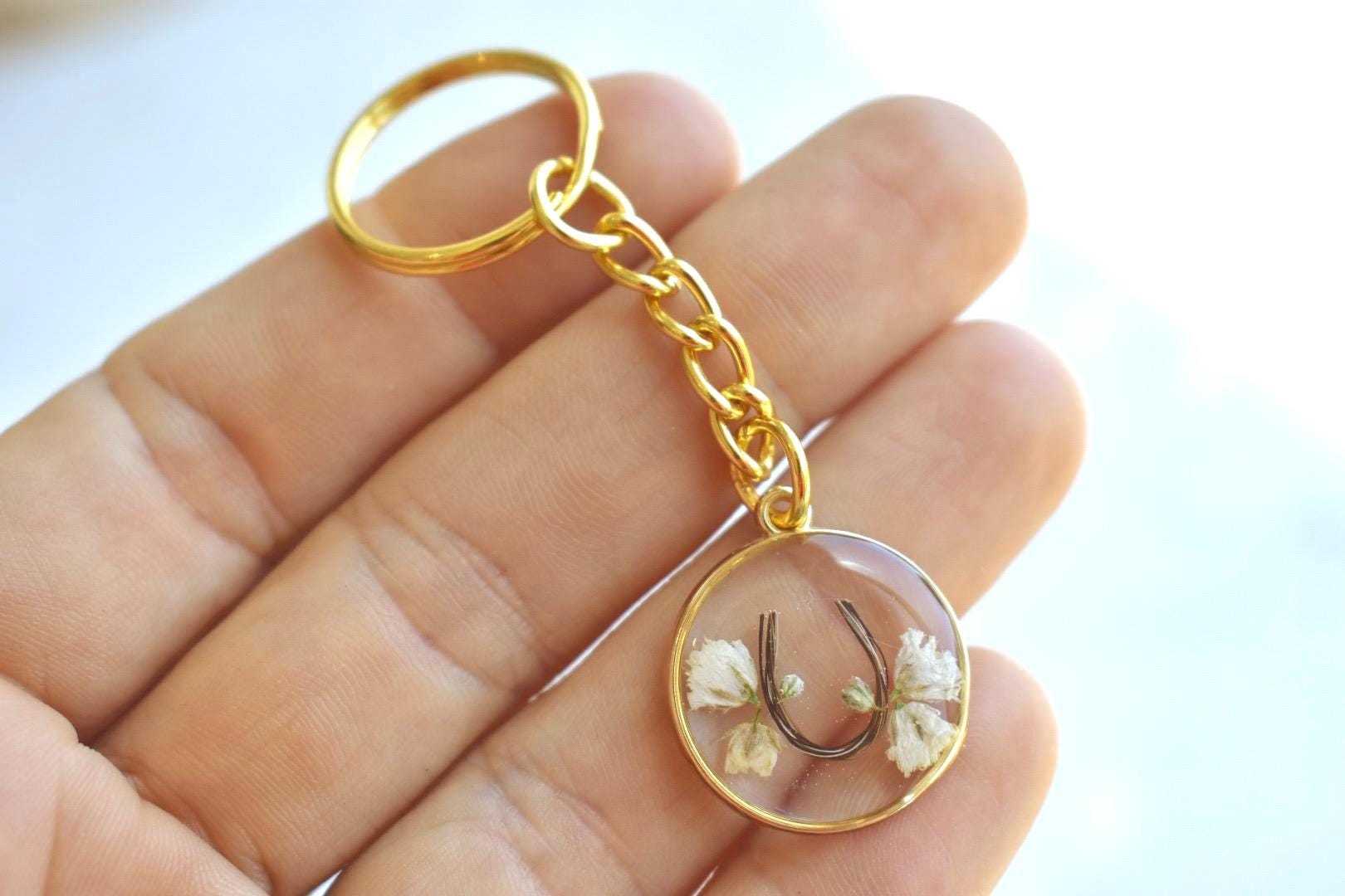 Handmade Horse Hair Keychain – Custom Resin Memorial Gift – Equine Bereavement Keepsake
