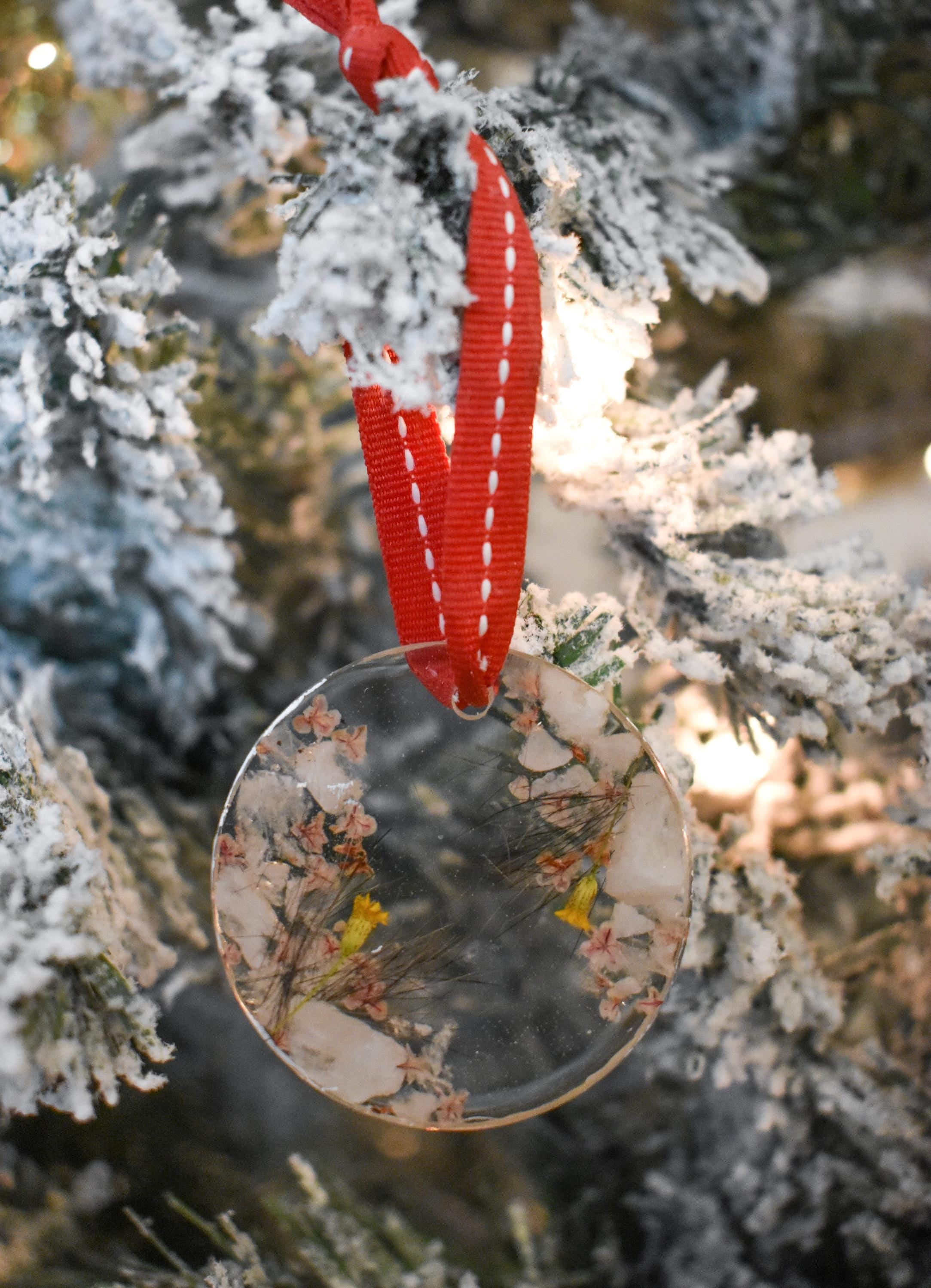 Custom Resin Ornament, Handmade to Order Gift, Wedding Flowers, Pet Keepsake, Horse Hair, etc.