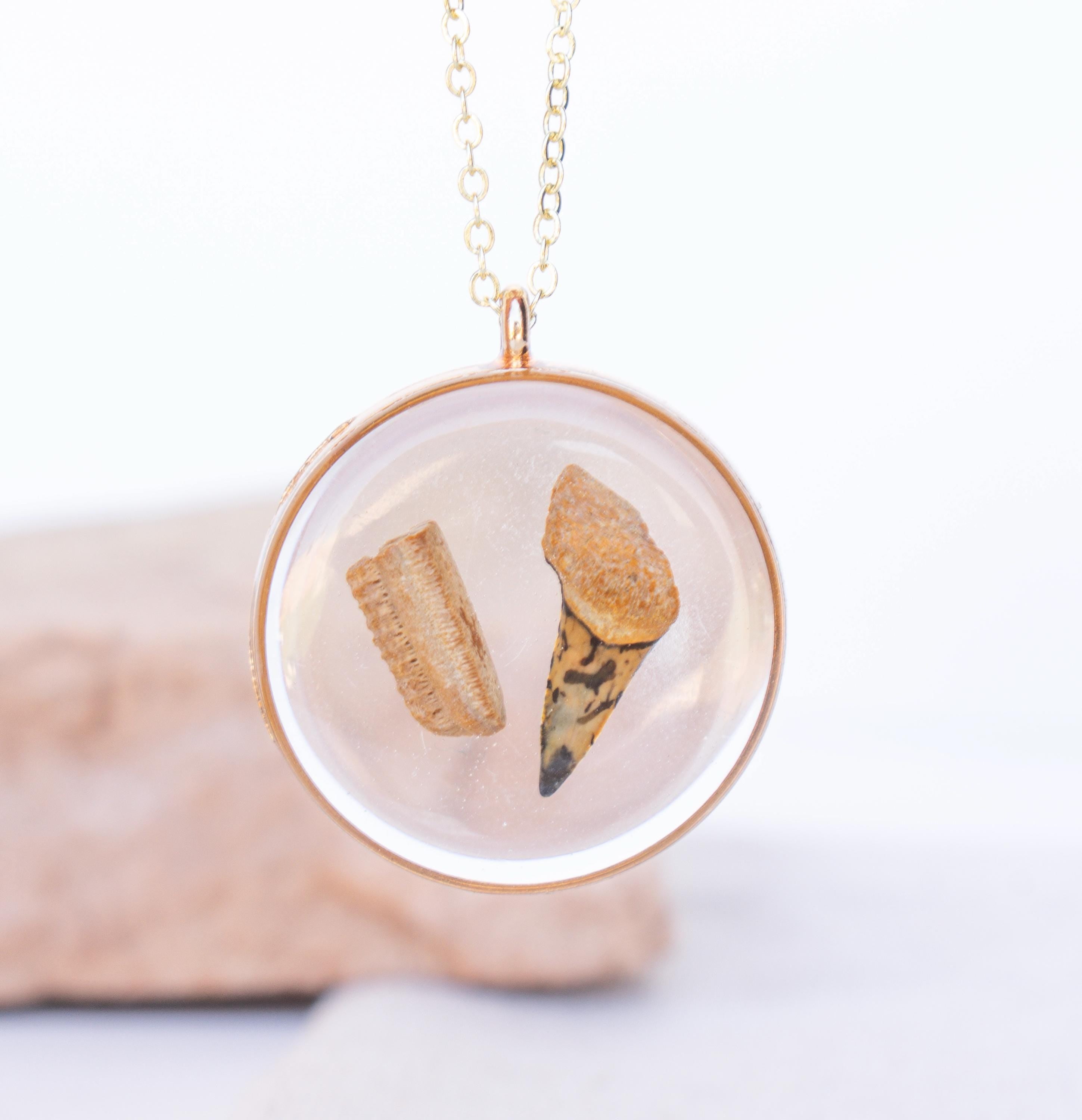 Custom Seashell Resin Necklace: Ocean Keepsake Jewelry