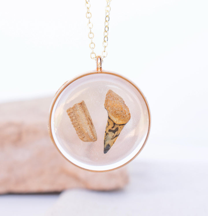 Custom Seashell Resin Necklace: Ocean Keepsake Jewelry