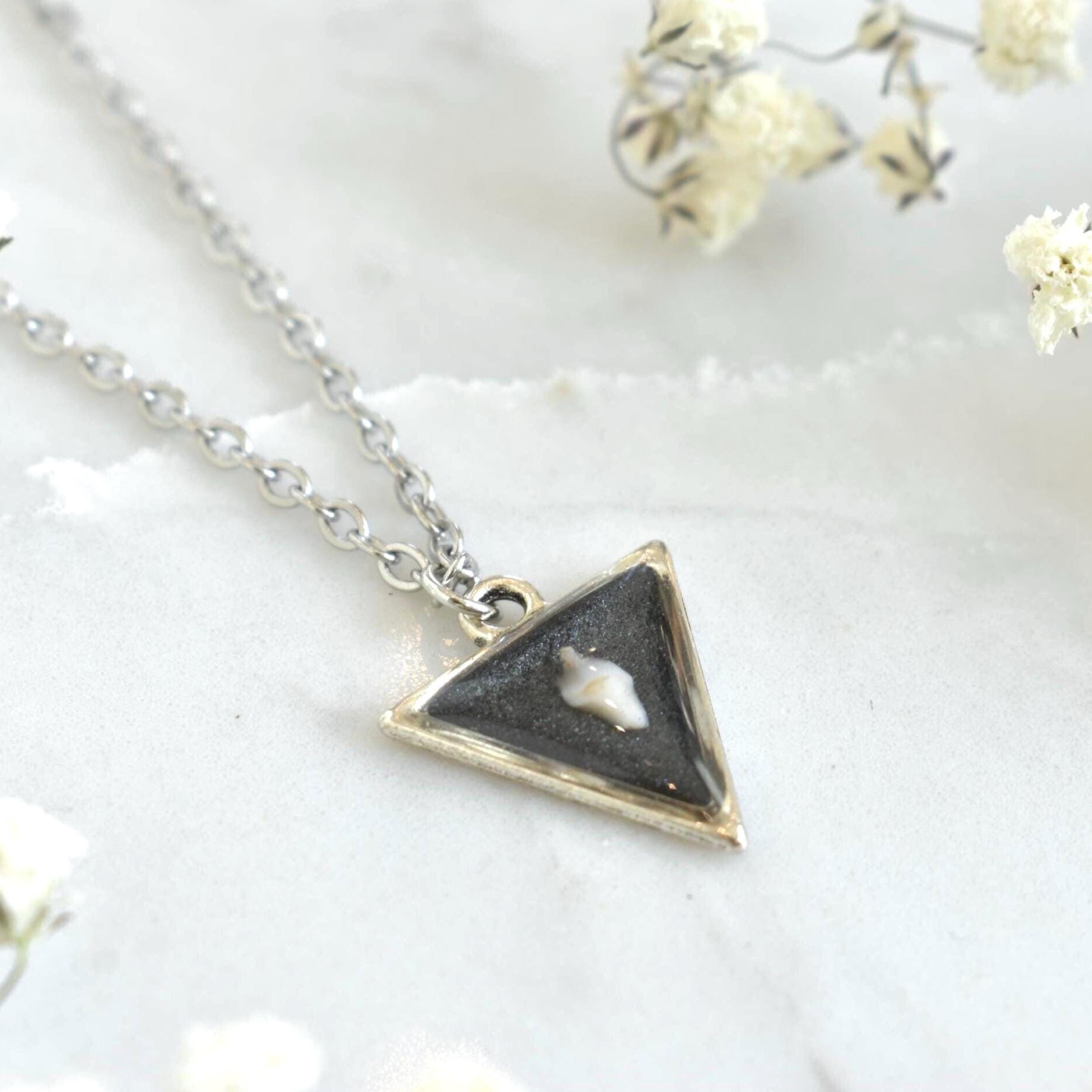 Unique Dog Lover Gift, Pet Tooth Keepsake Necklace, Handcrafted Resin Jewelry, Gift for Dog Lover