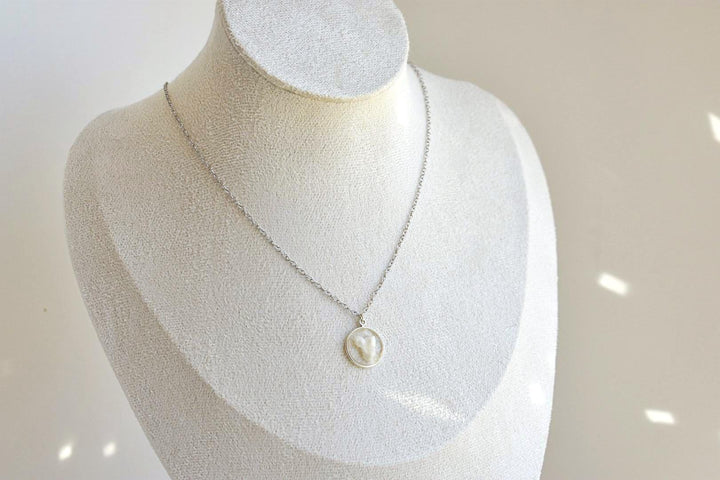 Sterling Silver Pet Tooth Custom Necklace | Handmade Resin Keepsake Jewelry l Gold Filled