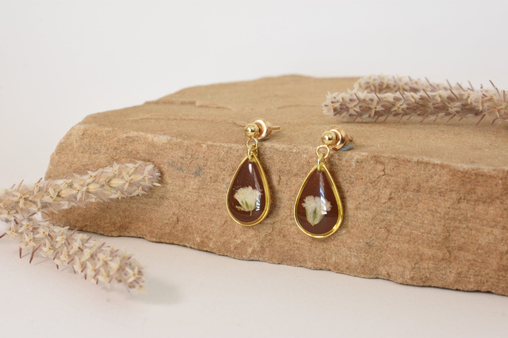 Handcrafted Sedona Sands Earrings: Embrace the Magic of Arizona's Red Earth | Unique Nature-Inspired Jewelry