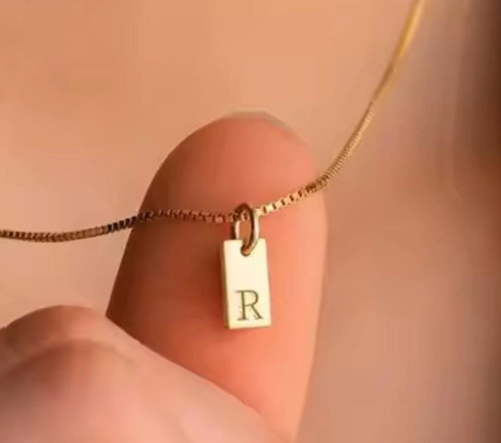 Letter, Initial Gold Charm Add On to Handmade Custom Necklace