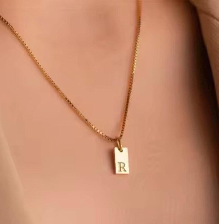 Letter, Initial Gold Charm Add On to Handmade Custom Necklace